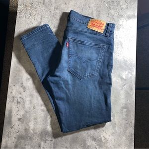 Mens Levis 512 slim tapered jeans dark blue